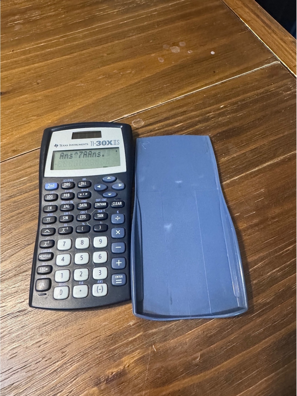 Texas Instruments TI-30X IIS Scientific Calculator Blue w/ Cover Tested Working
